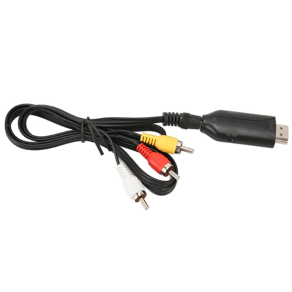 RCA til HD Multimedia Interface-omformer støtter 1080P 720P AV CVBS-adapter for PS2 for PS3 for Xbox STB VCR DVD