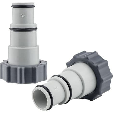 [HT]Poolslangeadapter, sæt med 2 adaptere A til 32 til 38 mm pumper med S-gevind
