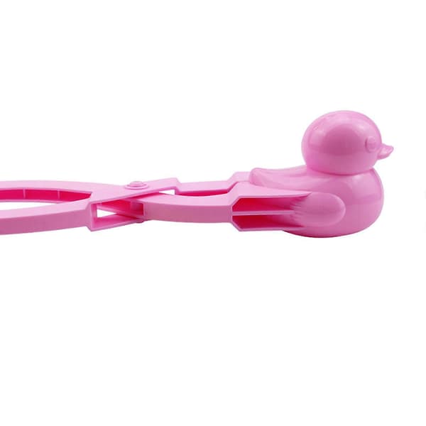 Sneboldklemme til børn, dyreformet snesandsform, vintergave til børn[ht] Pink