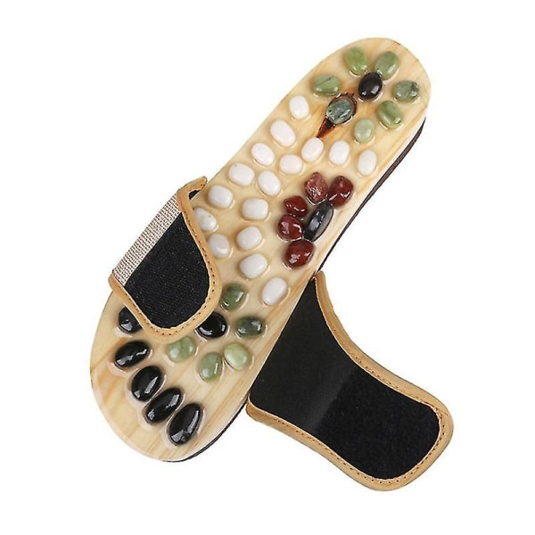 1 Par Massasje Tofflor Fot Massasjer Skor Shiatsu Relax Sandal 38