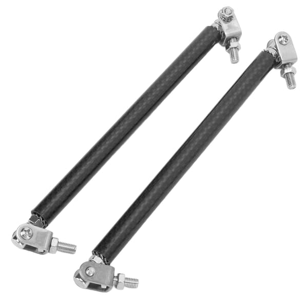 Universal støtfangerleppe splitter foran bak 150 mm 5,9 tommer karbonfiber rustfritt stål