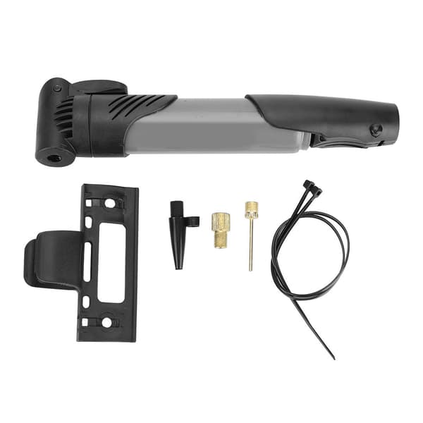 DUUTI Portable Compact Cykelluftpump Slitstark cykelpump med rammonteringssats Grå