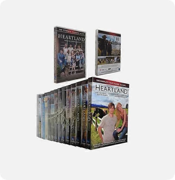 Heartland: De komplette sæsoner 1-17 (DVD, 76-disk boksæt) Ny—ht