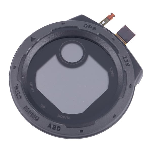 Til Garmin Instinct KOMPATIBEL LCD-skærm med Digitizer Fuld Samling Black
