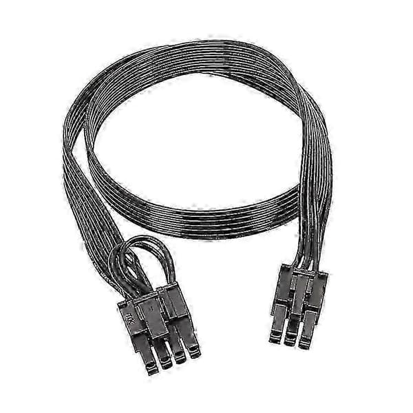 PCIe 6Pin til 6+2Pin strømforsyningskabel GPU 6Pin til 8pin PSUs modulær kabel 2025[ht] 100cm