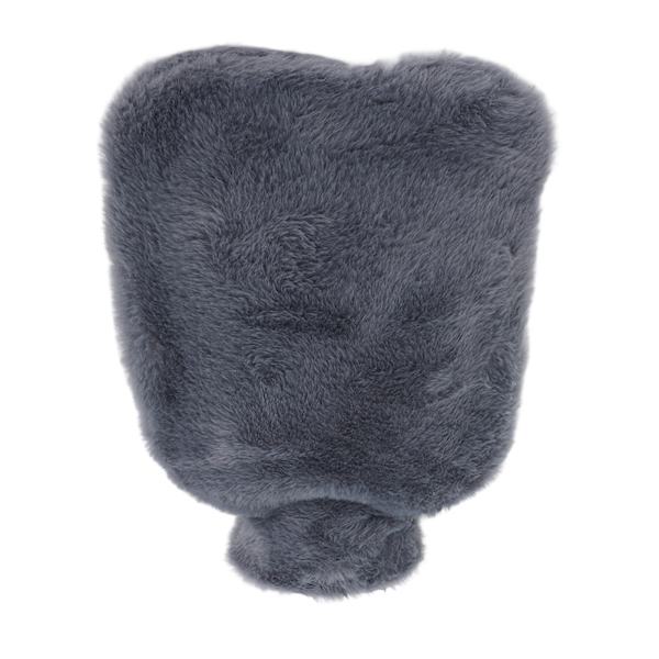 Pehmoinen kuumavesipullo pehmeällä kannella 2000ml Anti-Scald Double Hand Insert - Tummanharmaa