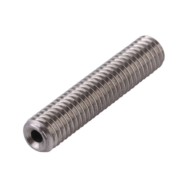 Rustfrit stål 3D-printerdyse M6 x 30 mm 1,75 mm ekstrudertilbehør 5-pak