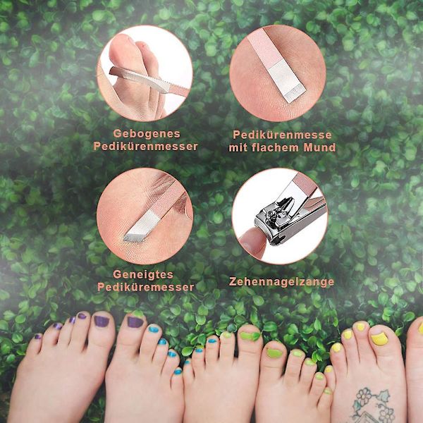 16 delar nagelklippare vård resor set