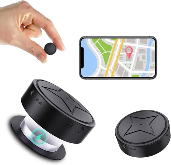 2025 ny model - tracker til køretøjer, intet abonnement, stærk magnetisk køretøjs anti-tabt tracker, mindste - tracker lokalisator R[ht]