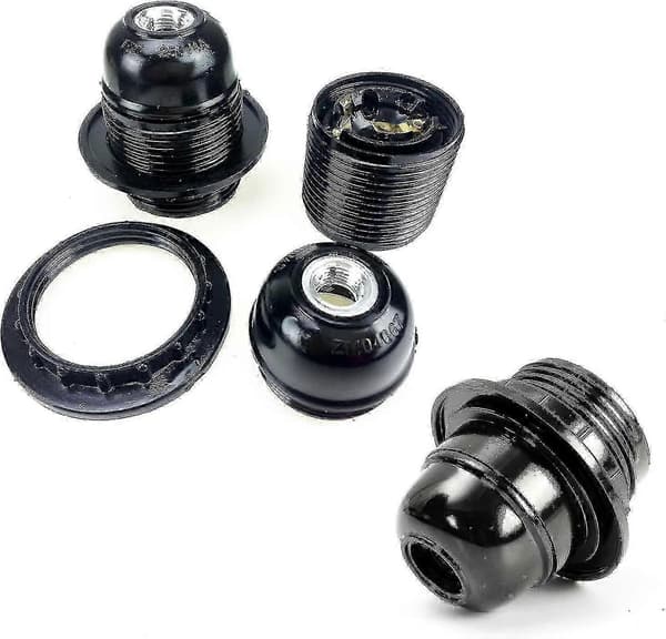 Stycken E27 Lamphållare, Solid Lamphållare i Plast, E27 Lamphållare - JA
