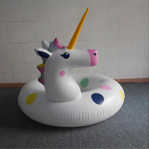 Enhjørning Svømmering Oppustelig Pool Float til Voksne