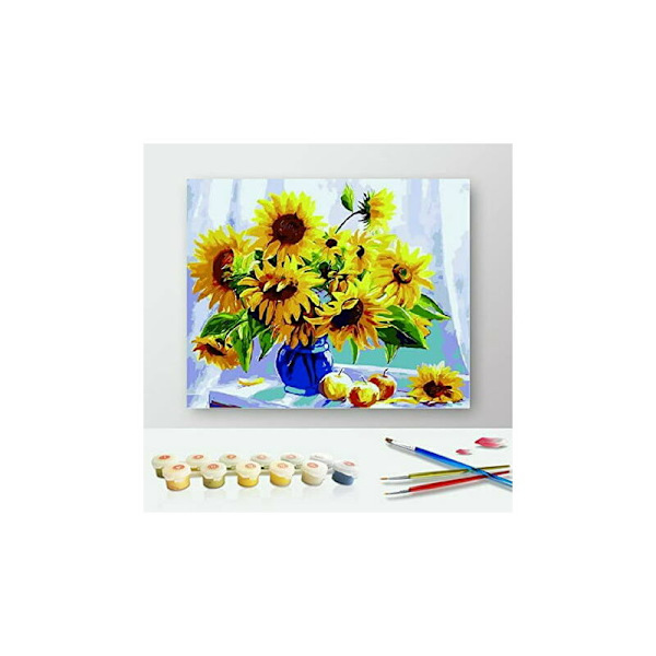 Paint by Numbers-sett for voksne > DIY Paint by Numbers Landskap med impresjonistisk stil Pastoral Scene > Fortrykt kunst