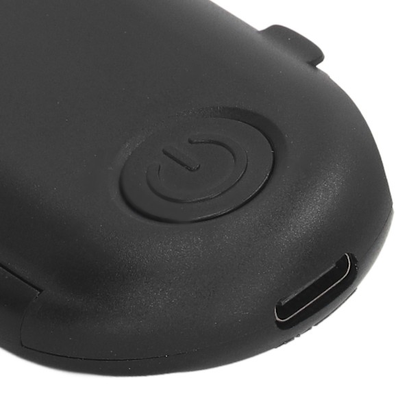 USB Genopladelig Clip-On Boglampe med Justerbar Lysstyrke og 3 Farvetemperaturer - Sort