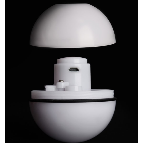Lemmikissan lelu LED valoisa hauska kissanpallo USB lataus sähköpallo Älykäs hauska kissanlelu (vanhanaikainen vaaleanpunainen)