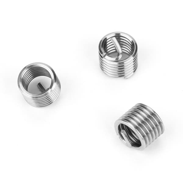 Rustfri stål gevindindsatser M5x0.8x1.5D 100 stk.