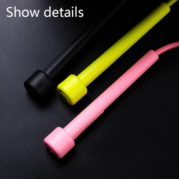 Racing hopprep, Speed ​​Jump Rope, Fitness hopprep for barn yellow-green