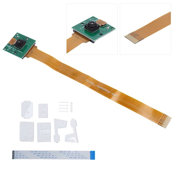för Raspberry Pi 3 Kamerakit Kameramodul Fäste Stativ Kabel 15cm för Zero 1.3/Zero W