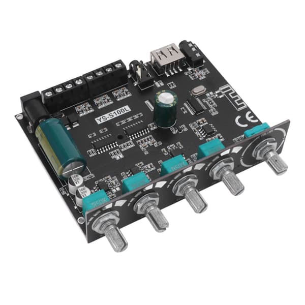 Bluetooth Effektforsterkerkort 2.1 Kanal 2x50W 100W APP Kontroll Lyd Effektforsterker Modul