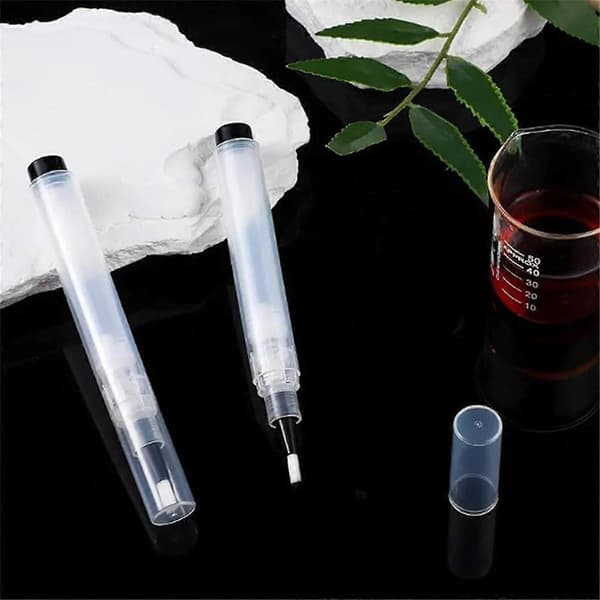 Applicabley Påfyllbar Touch Up Malingpenn Pensel, Maling Touch Up Penner Trykkbare Påfyllbare, for Vegger, Møbler, Skap, 10 stk—ht