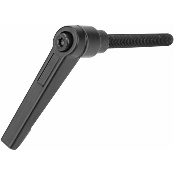 4kpl kiinnitysvivun kahva, säädettävä M8 ruostumaton teräs uroskierrekahva konekahvat, musta (40mm)