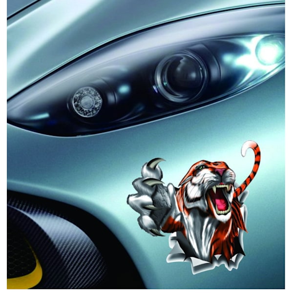 Broken Shell Color Car Reflekterende Car Sticker Se på Tiger Paw Sticker