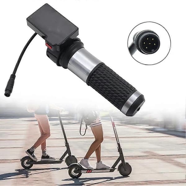Elektrisk Scooter 48V Z-920 6-Pin LCD Roterende Gaspedal til Tommelfinger Gaspedal til M5 Pro E-Scooter[ht]