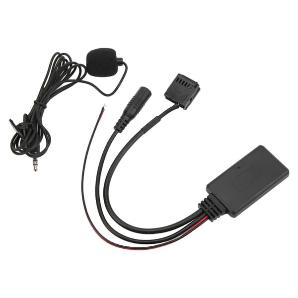 Bluetooth Aux Ljudkabel Adapter Mikrofon Handsfree Ersättning för Mondeo Focus 6000CD