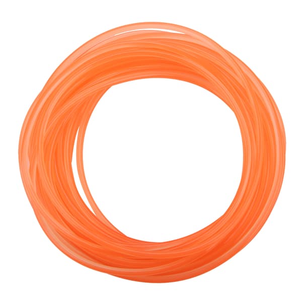 PU Polyurethan Glat Overflade Rund Rem Drivtransmission 5mm x 10m Orange