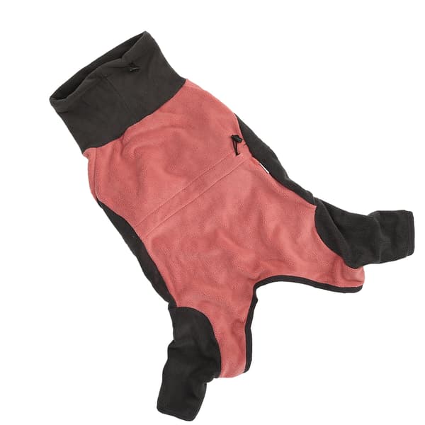 Hundjacka med Elastisk Polyester, Hög Hals, 4 Ben, Vinterkläder för Hundar med Justerbar Spänne, Storlek M