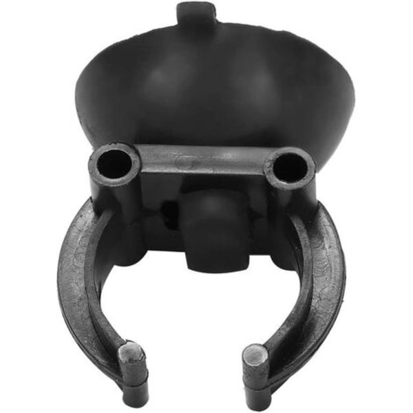 Clips med sugekop, 10 stk sort Clip Fastener til Aquarium Heater Pump Tube
