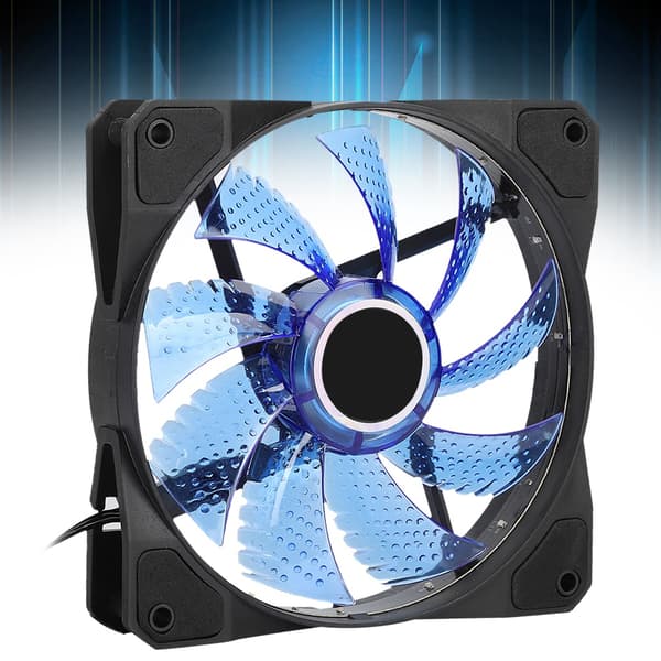 CPU Køler 6 Messingrør Ultra Støjsvag 775 1155 1366 Desktop Computer Blæser 1366X58 (Blå)
