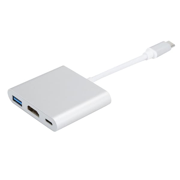 USB 3.1 Hub 3-i-1 Multifunktionel Hub til 4K USB 3.0 Adapter HDMI Kabel til OS X