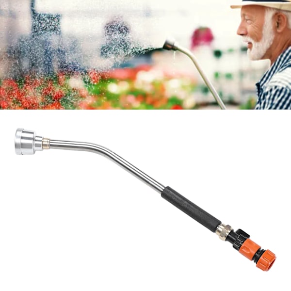60 cm Vanningsstav for Hageslange - Langt Munnstykke for Planter og Plener, 3/4\" Grensesnitt, 200 Mesh