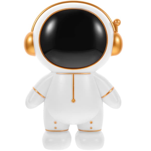 [HT]Spaceman Spargris Astronaut Spargris Leketøy Astronaut Figur Pynt for Gutter Jenter