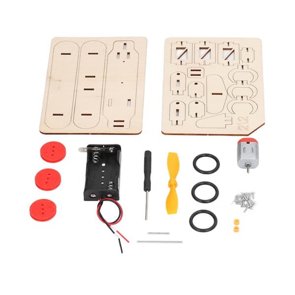 Elektrisk glideflymodell i tre, DIY-sett for barn, vitenskapseksperiment