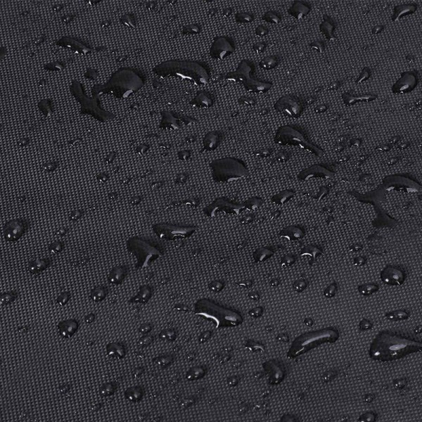 420D svart spänne 87*87*77cm utomhus vattentätt svart Oxford-tyg cover med fyra hörnspännen,