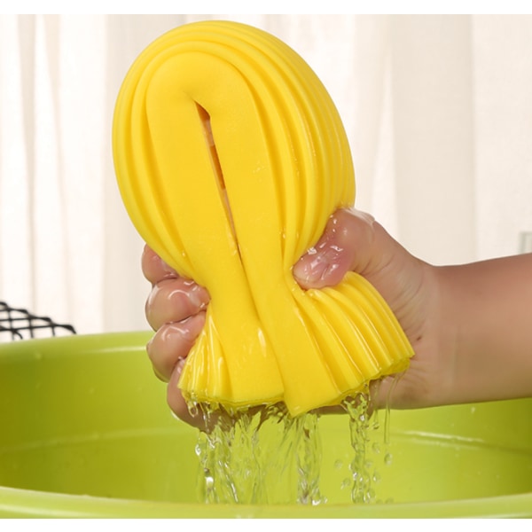 2 paket svampmopphuvuden med smal mun, mjuk svampmopp tillbehör, svampmopphuvuden (blå, 33CM smal bit),