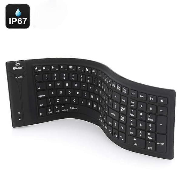 JA-11 108-tasters sammenfoldeligt Bluetooth-tastatur i silikone Inte angivet