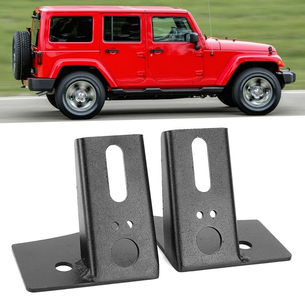Metallinen A-pilarin kohdevalopidike Jeep Wrangler JK 2007-2017