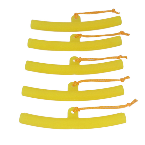 5-pack Motorcykel Hjul Fälgskydd Elastisk Universal 20cm 7.87in