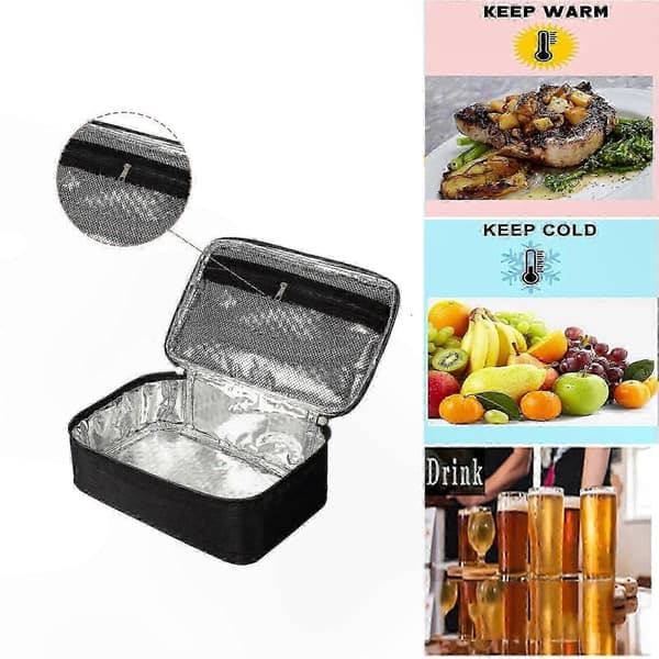 [HT] Termisk lunsjpose for kvinner og menn - Bærbar kjølebag for snacks