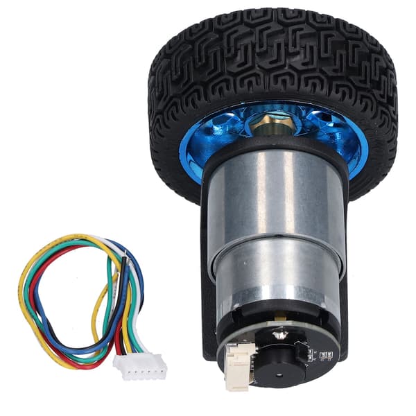 6mm Akselkoder Motorsett med Monteringsbrakett for Smart Bil Robot DIY DC6V JGB37‑520 200RPM