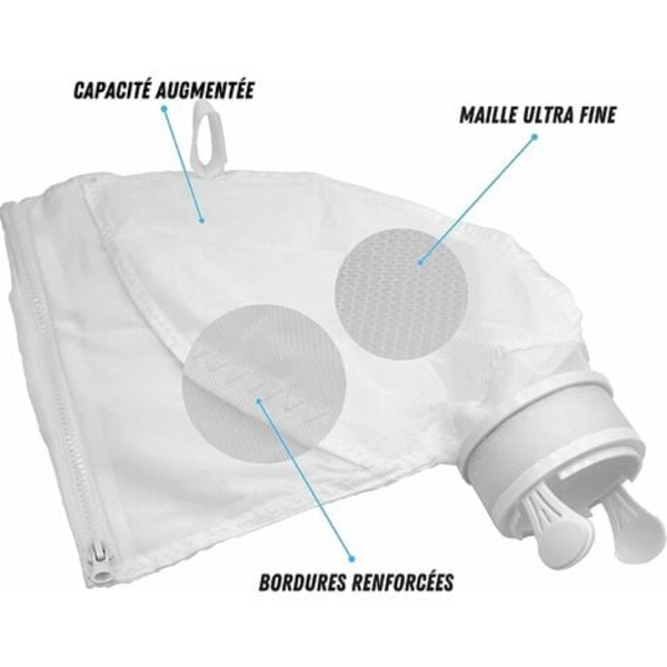 Høykvalitets tilpassbar Stringer Bag for Polaris 280 eller 480 Pool Cleaner Robot, Pool Cleaner Bags, Pool Cleaner Robot Bag, 4 stk.