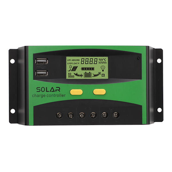 12V 24V Solar Controller LCD-skärm PV Street Light Charge Controller för Power Generation System
