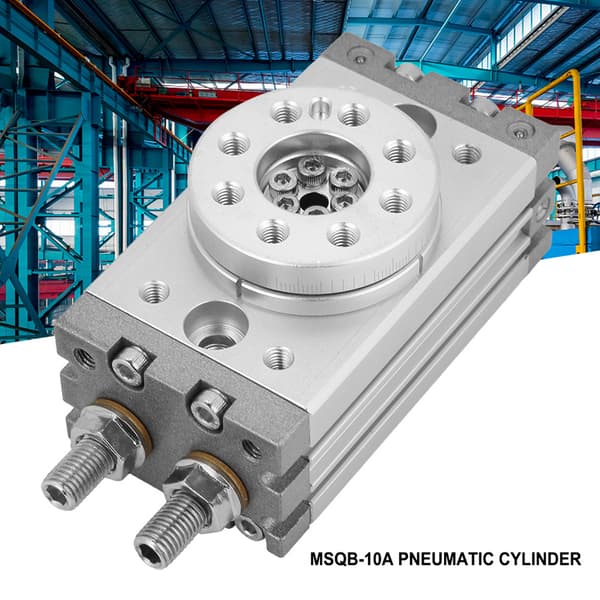 MSQB-10A 15mm Roterende Pneumatisk Cylinder 0 til 60 Grader Celsius