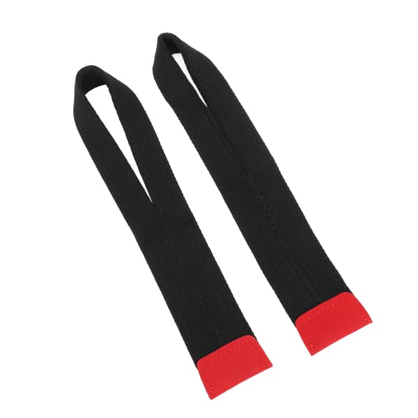 1 par Løfte Håndledsrem Blød Polyester Fast Anti Slip Gym Styrketræning Håndledsrem Sort