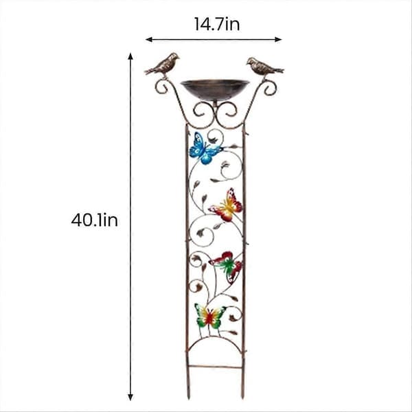 Fuglebad Utendørs Sommerfugl Hage Espalier Hagepynt