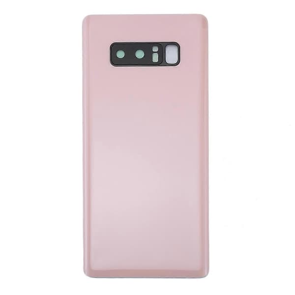 Bakdeksel til Galaxy Note 8 med kameralinsedeksel Pink