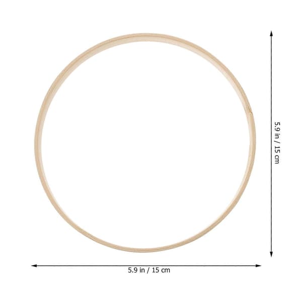 [HT]12st 15cm Drömfångare DIY Ringar Rund Bamburam Hantverksmaterial