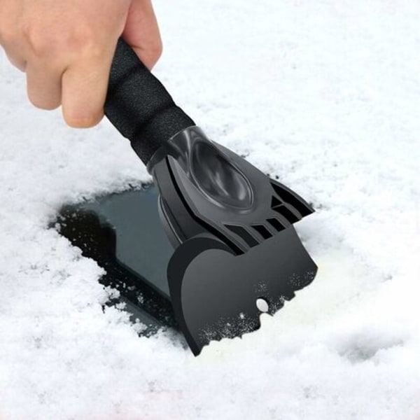 Bil snøskuffe Multifunksjonell snøryddingsskuffe med snøglassaviser Skrape snøavisingsbørste Vinter snø Cl